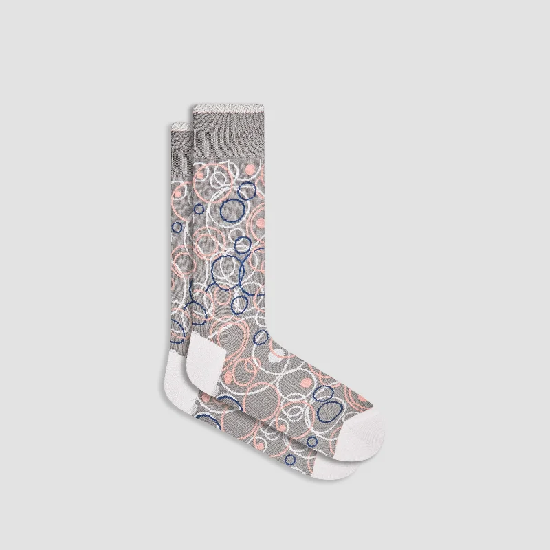 Grip Socks-Abstract Mid-Calf Socks