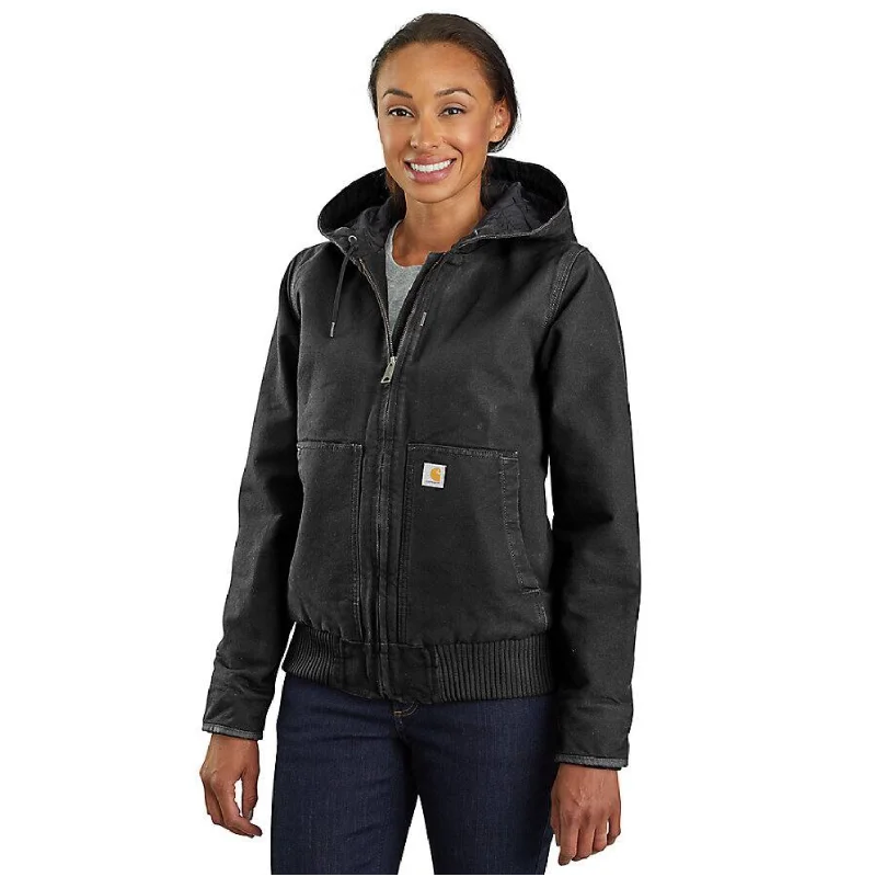 Outdoor Jacket-Carhartt Women's Loose Fit Washed Duck Active Jacket