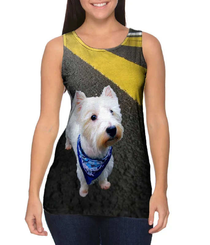 Knit Tank-Asphalt Kicking Westie