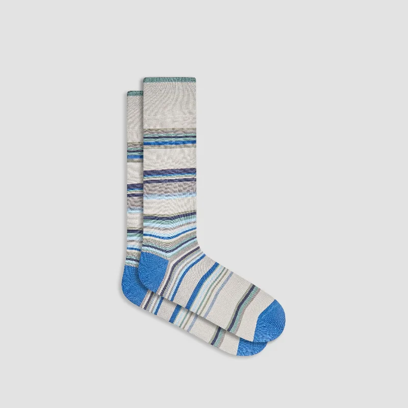 Toddler Socks-Striped Mid-Calf Socks