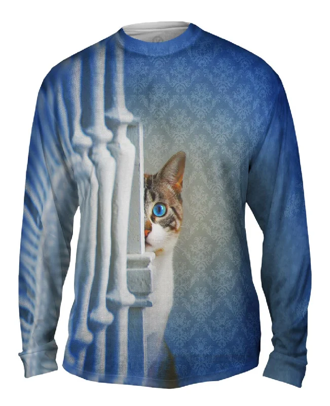 Fall Long Sleeve-Hiding Kitten