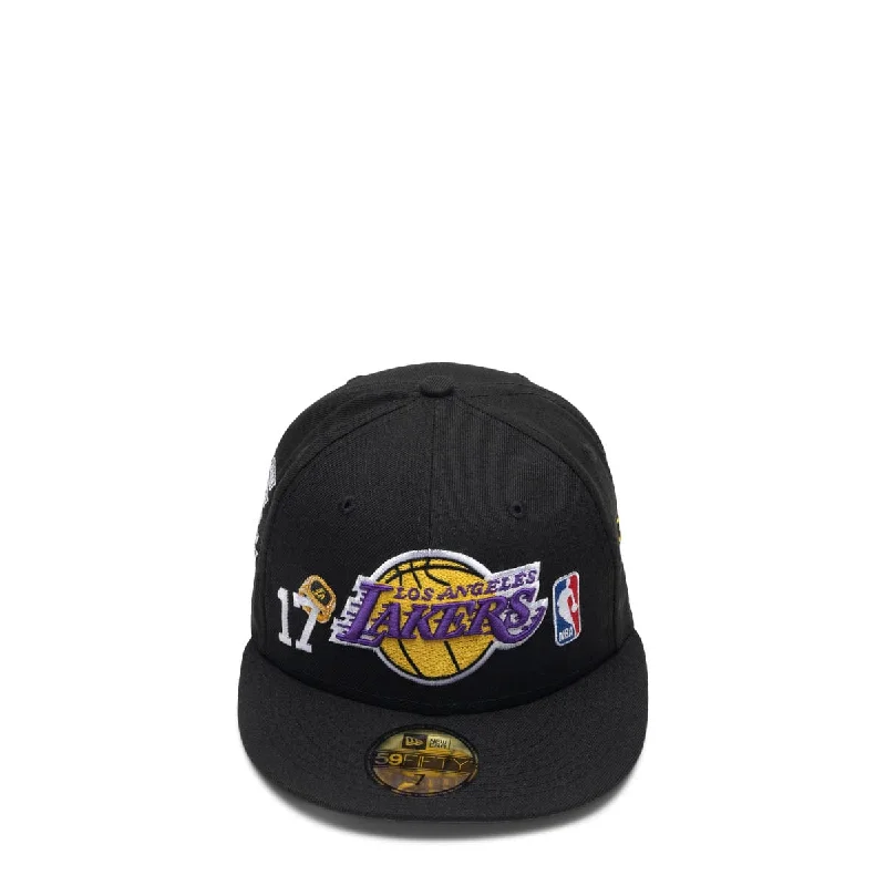 Surfing Hat-59FIFTY LOS ANGELES LAKERS COUNT THE RINGS FITTED CAP