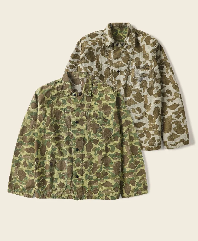 Motorsport Jacket-WWII USMC Type P-42 Duck Hunter Camo Jacket