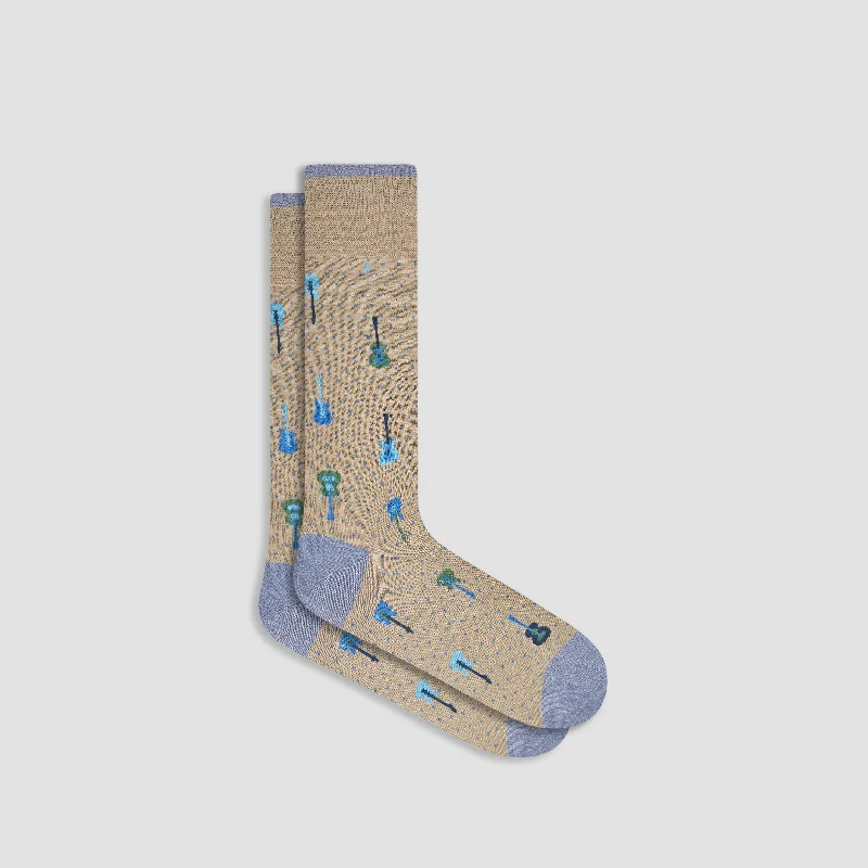 Outdoor Socks-Guitar Mid-Calf Socks