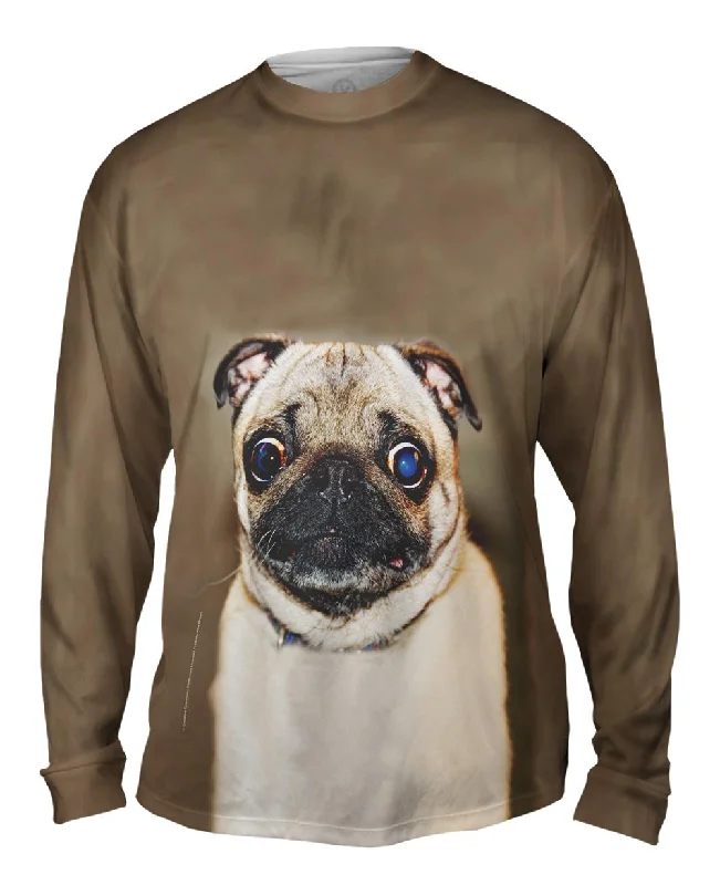 Tie-Dye Long Sleeve-Least Photogenic Award Pug