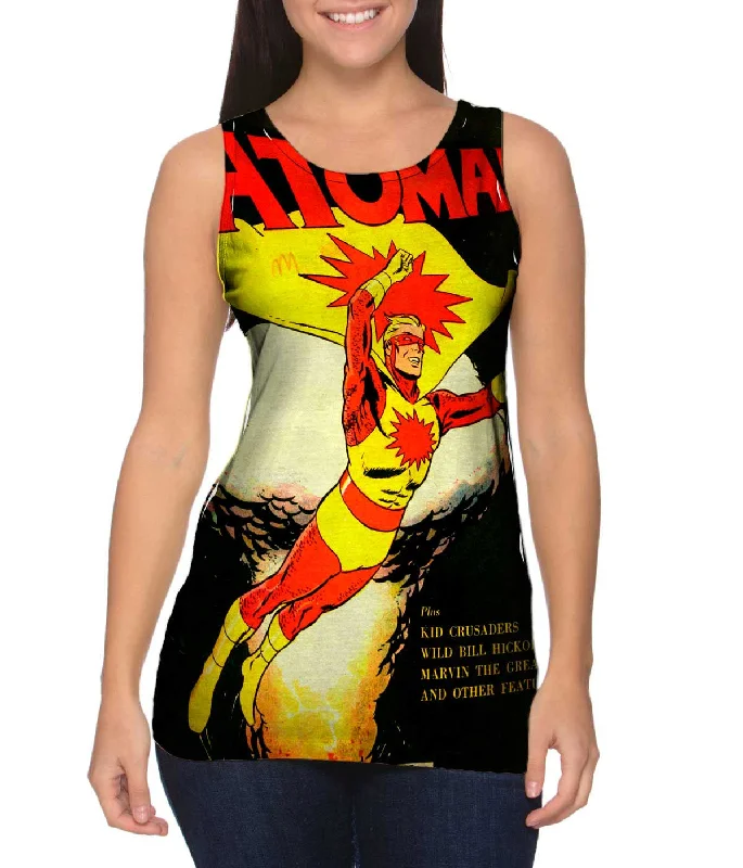 Organic Cotton Tank-Atoman Comic Retro