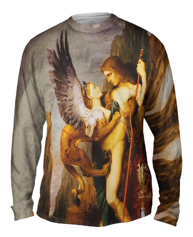 Zip-Up Long Sleeve-Gustave Moreau - "Oedipus and the Sphinx" (1864)