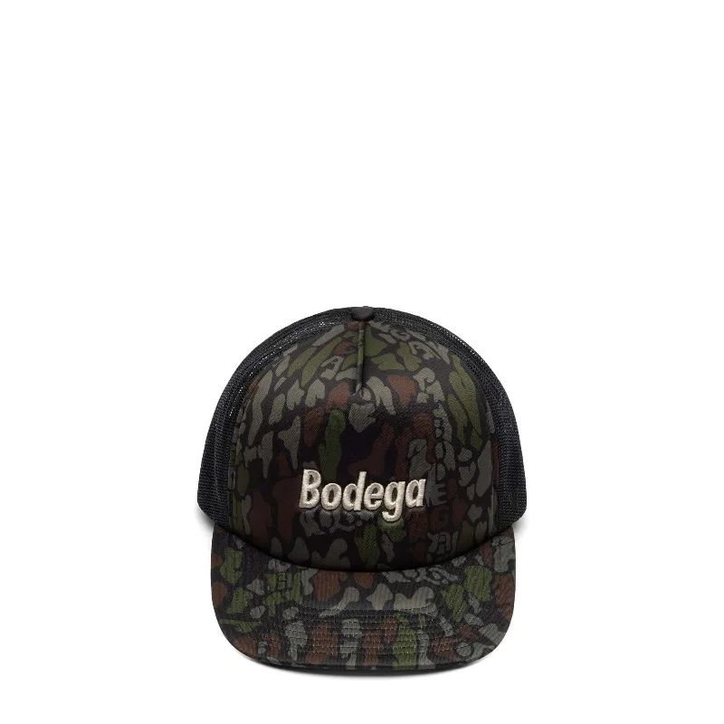 Slouchy Beanie-X '47 BRAND NYLON CAMO TRUCKER CAP