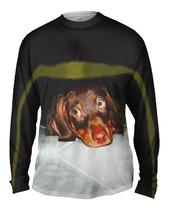 Tennis Long Sleeve-Hot Dog Dachshund