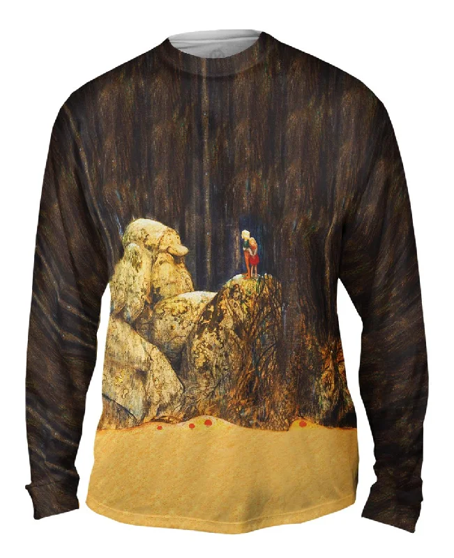 Cold Weather Long Sleeve-John Bauer - "The Child And The Troll"