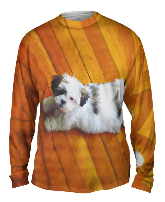 Henley Long Sleeve-Maltese Cooling Off