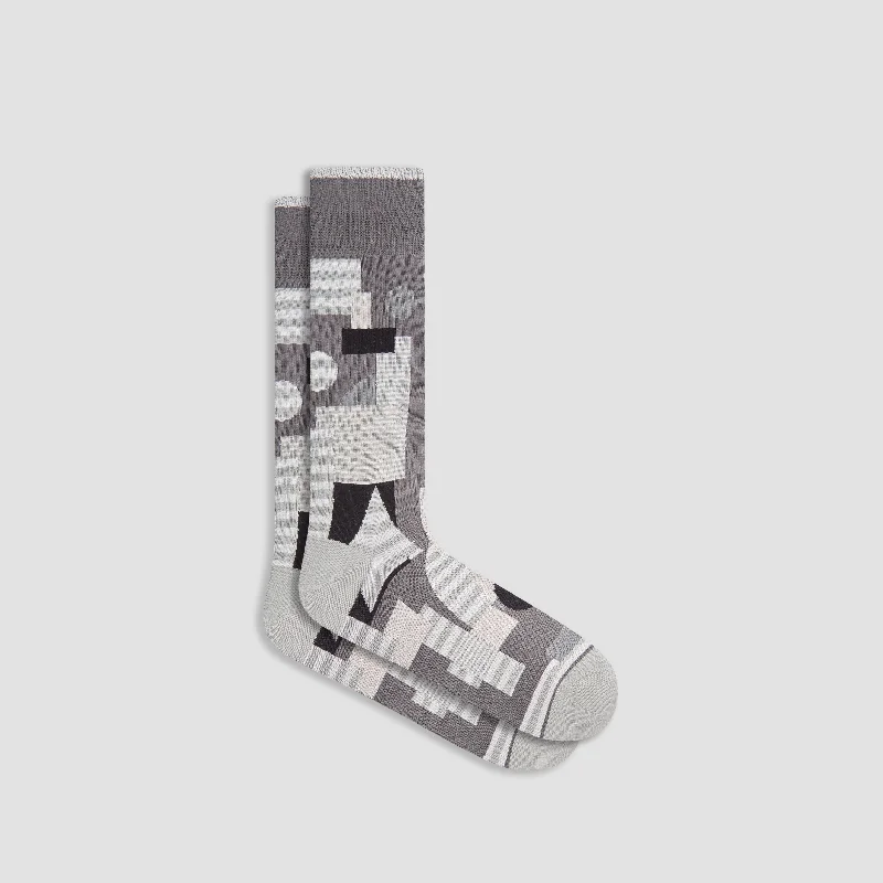 Casual Socks-Abstract Mid-Calf Socks