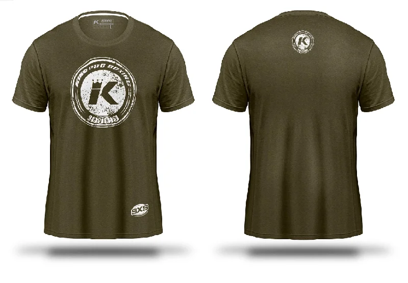 Mountain T-Shirt-King pro Boxing T-shirt KPB Logo Olive