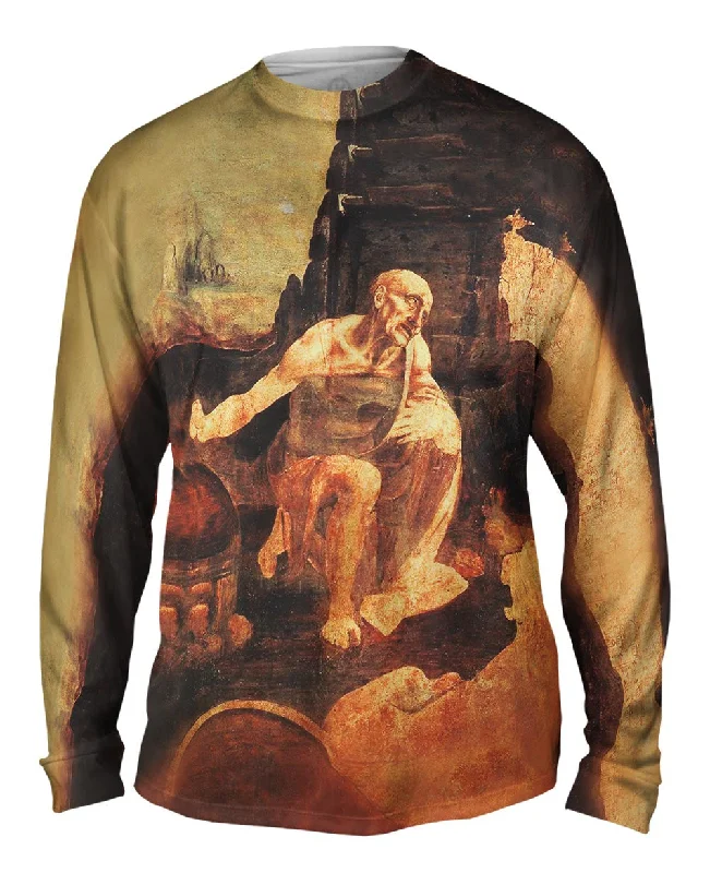 Printed Long Sleeve-Leonardo Da Vinci - "St Jerome In The Wilderness" (1480)