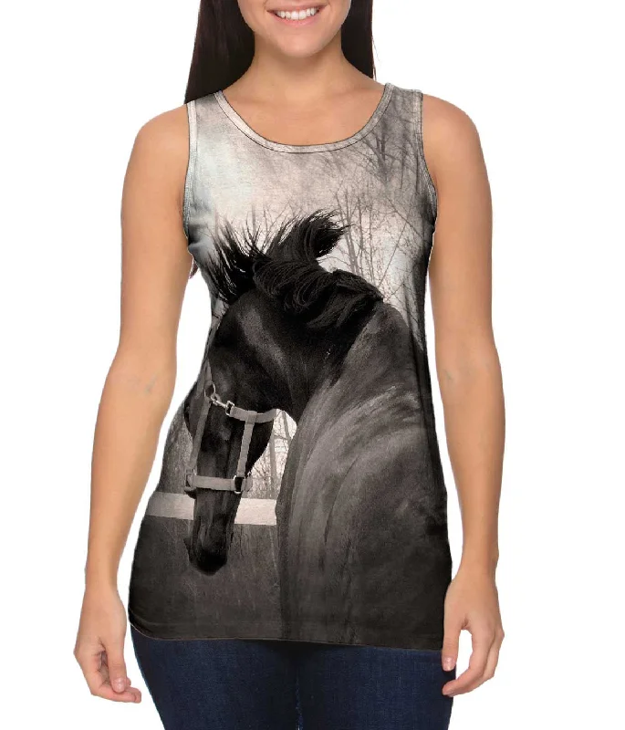 Linen Tank-Bucking Bronco