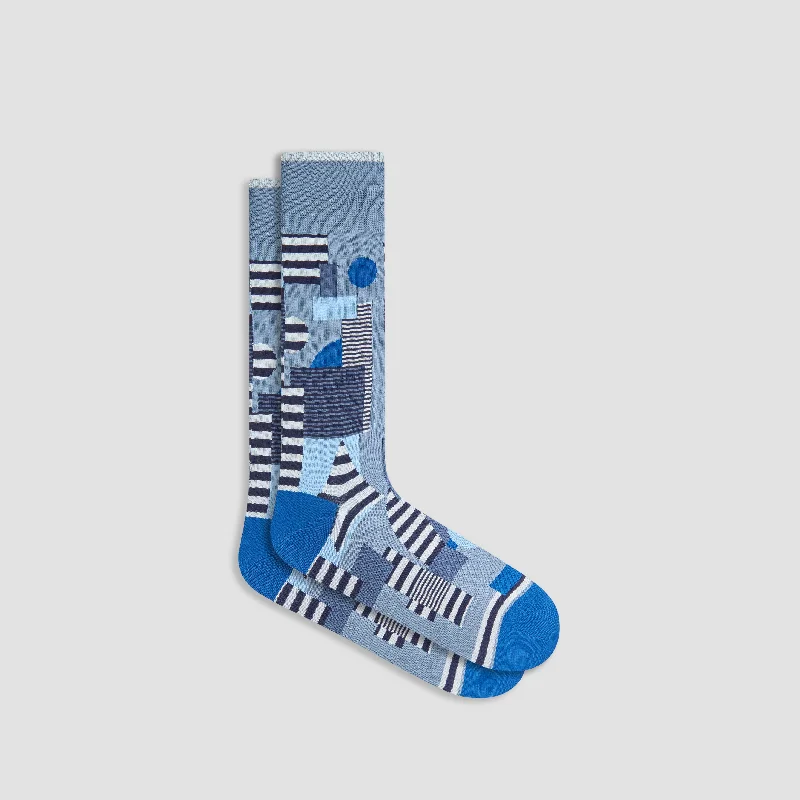 Colorful Socks-Abstract Mid-Calf Socks