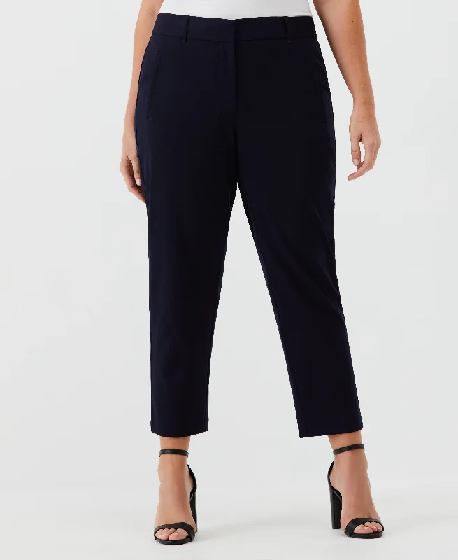 Snow Pants-Plus Size Straight Leg Ankle Pant