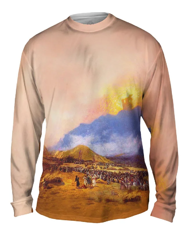 Retro Long Sleeve-Jean-Leon Gerome - "Moses On Mount Sinai" (1895)