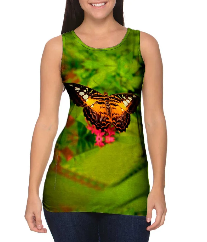 Hoodie Tank-Airy Butterflies