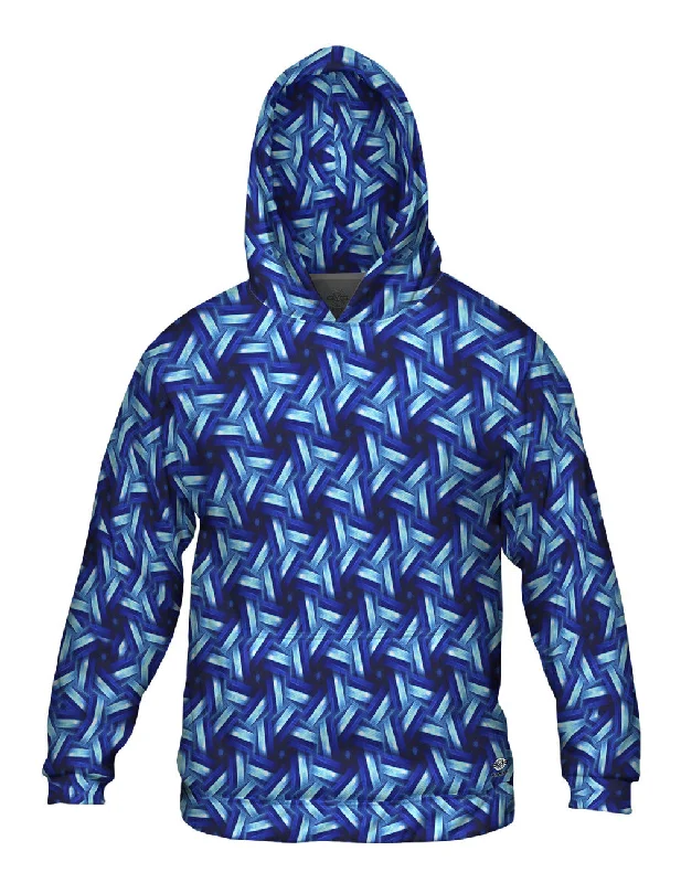 Outdoor Hoodie-Blue Sky Black Sea Murano Pattern