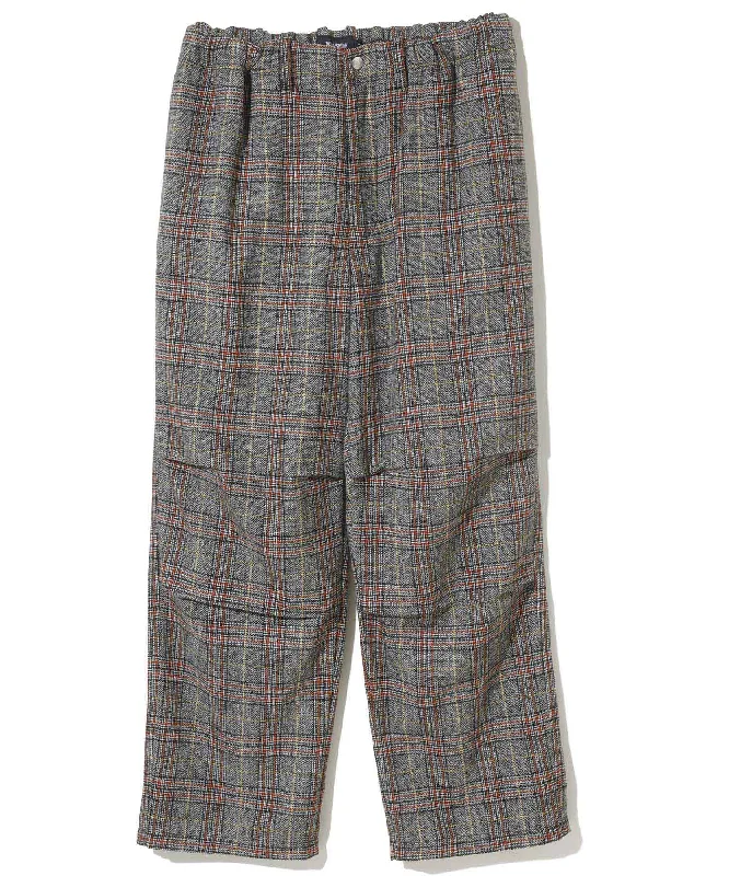 Cycling Pants-WOOL CHECK PANTS