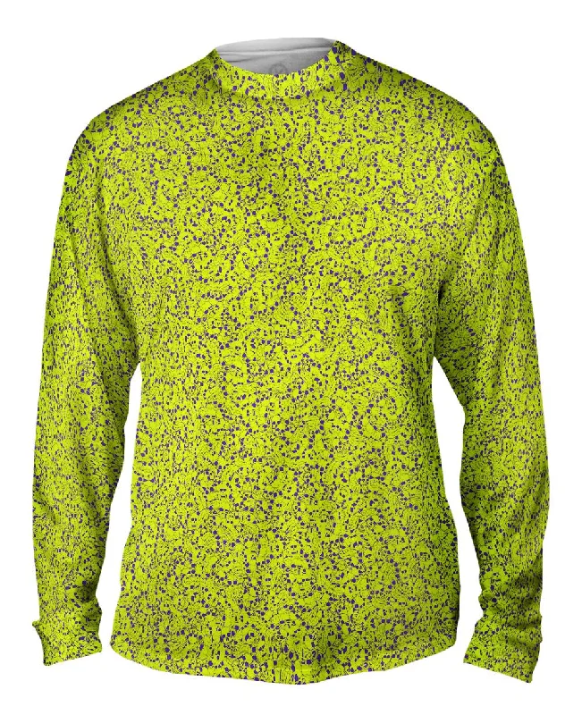 Thermal Long Sleeve-Halloween Skulls Green Purple