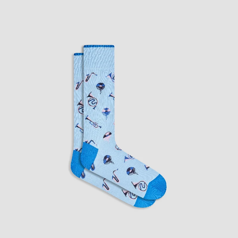 Business Socks-Musical Mid-Calf Socks