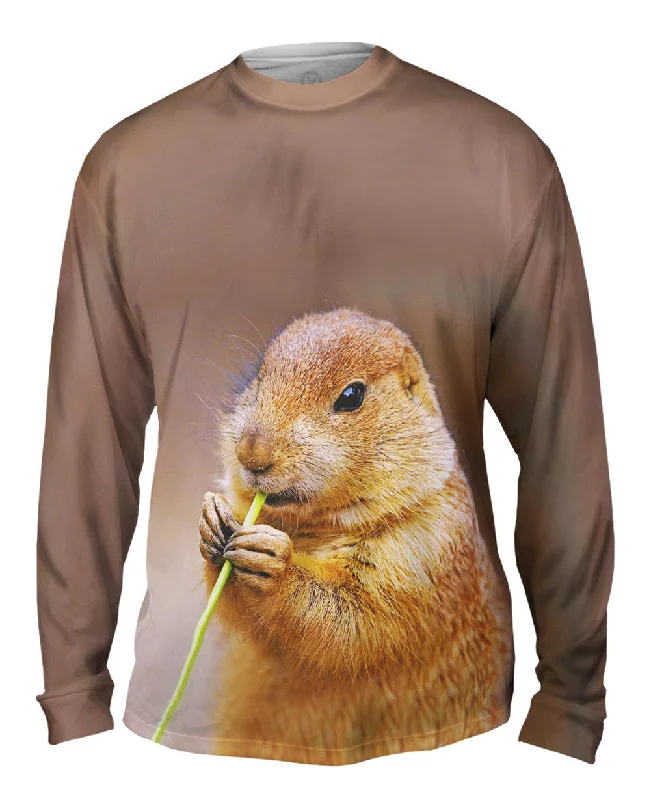 Pilates Long Sleeve-Juicy Grass Prairie Dog