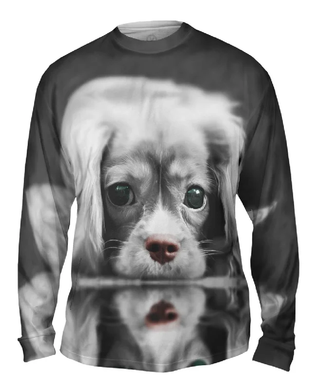 Business Long Sleeve-Monochrome Cocker Spaniel