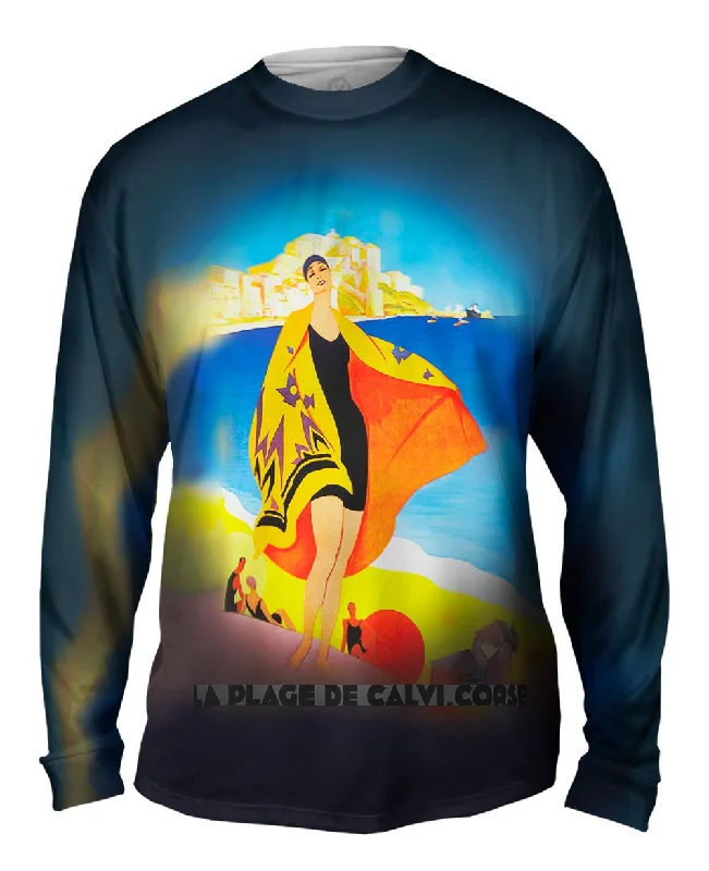 Gym Long Sleeve-La Plage de Calvi.corse 019