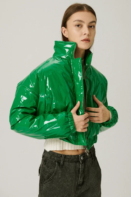 Running Jacket-Haley Coated Puffer Jacket