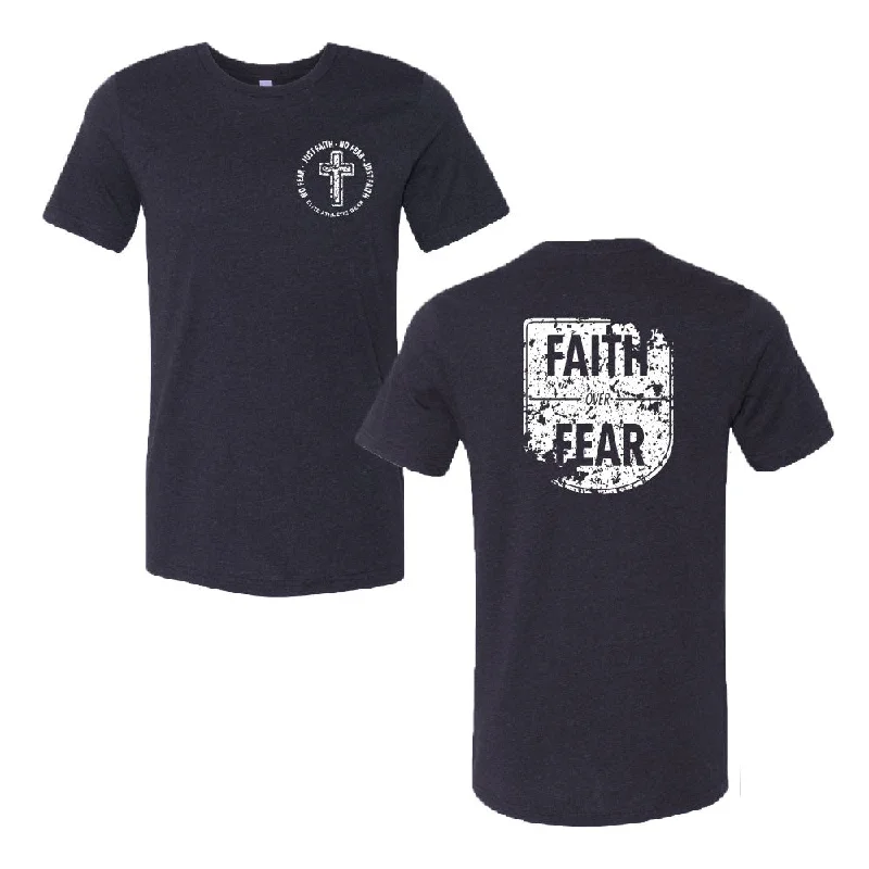 Pocket T-Shirt-No Fear Just Faith T-Shirt