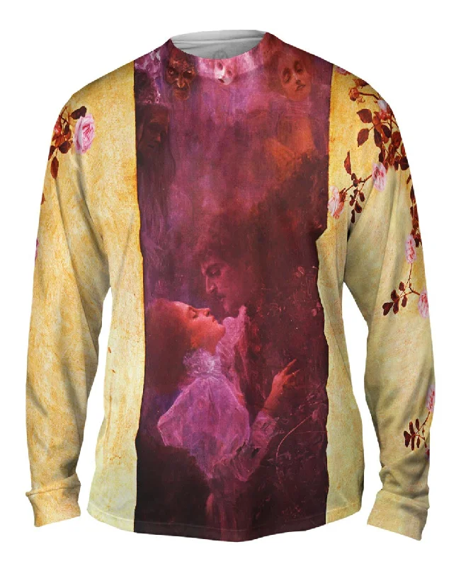 Work Long Sleeve Shirt-Gustav Klimt -"Love" (1895)