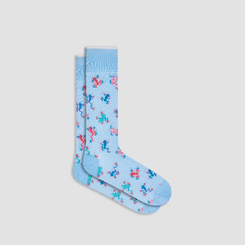 Outdoor Socks-Frogs Mid-Calf Socks