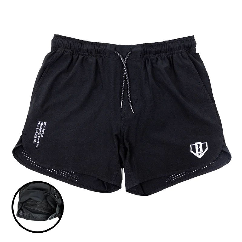 Cargo Shorts-Pro Series Shorts with Liner - Black