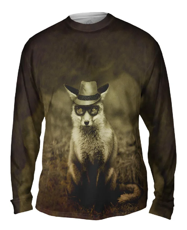 Colorblock Long Sleeve-Leer Fedora Fox