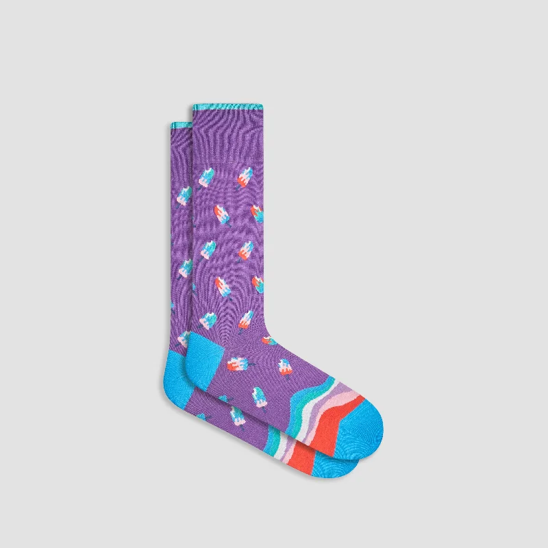 Basketball Socks-Ice Cream Bars Mid-Calf Socks