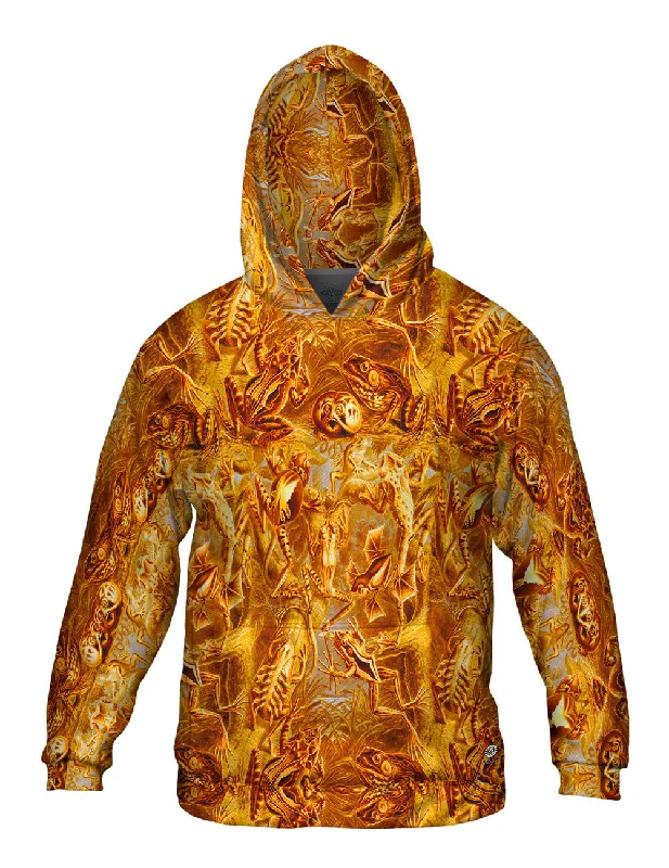 Summer Hoodie-Ernst Haeckel - "Batrachia Orange" (1904)