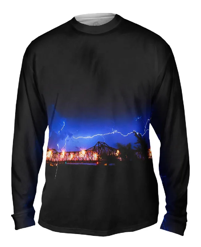 Hiking Long Sleeve-Lightning Crashes