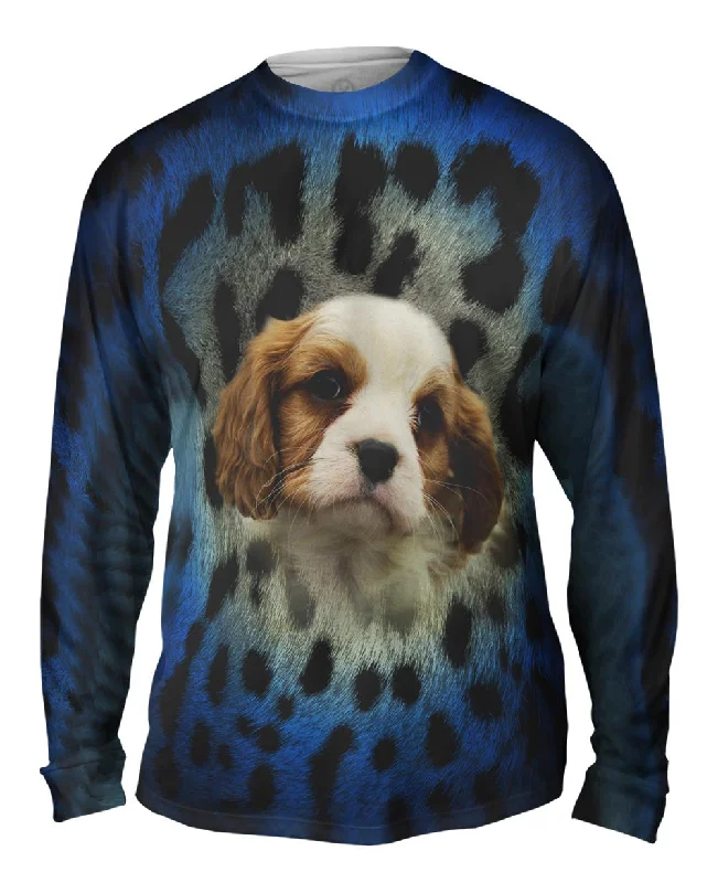 Solid Color Long Sleeve-Leo Puppy