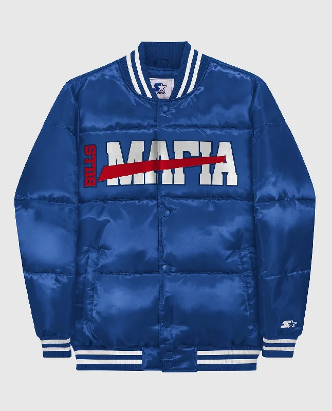 Outdoor Jacket-Buffalo Bills Mafia Bronx Bubble Jacket