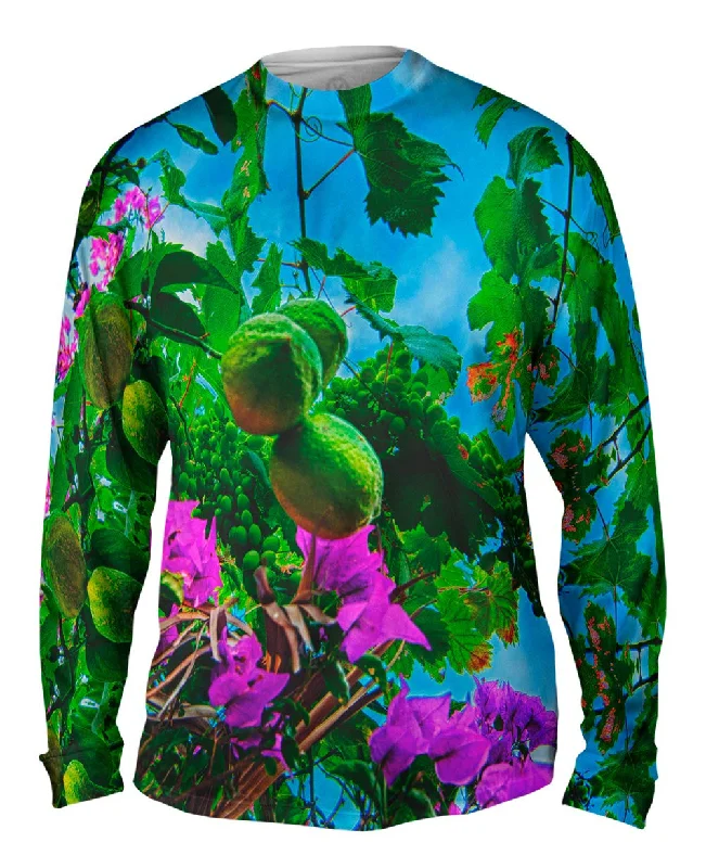 Camouflage Long Sleeve-Lemons And Grapes