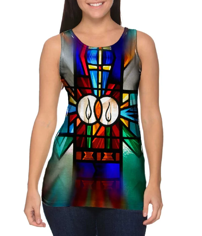 Dance Tank-"Stained Glass Candles"