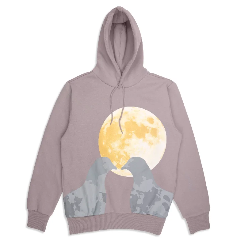 Cotton Hoodie-Full Moon Hoodie (Stone)