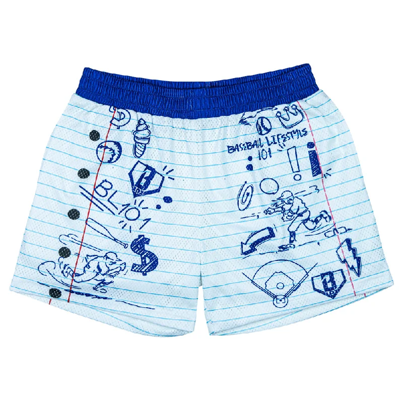 Satin Shorts-Doodle Youth Shorts