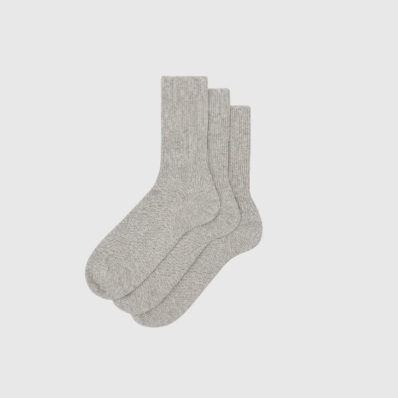 Toddler Socks-LAGOM 3-PACK (GREY)