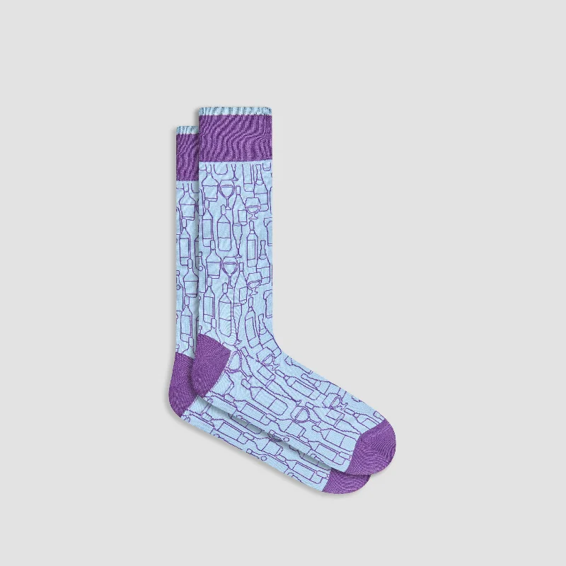 Outdoor Socks-Abstract Mid-Calf Socks