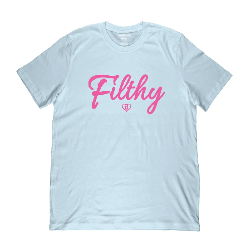 Workout Performance T-Shirt-Filthy Tee - Cotton Candy