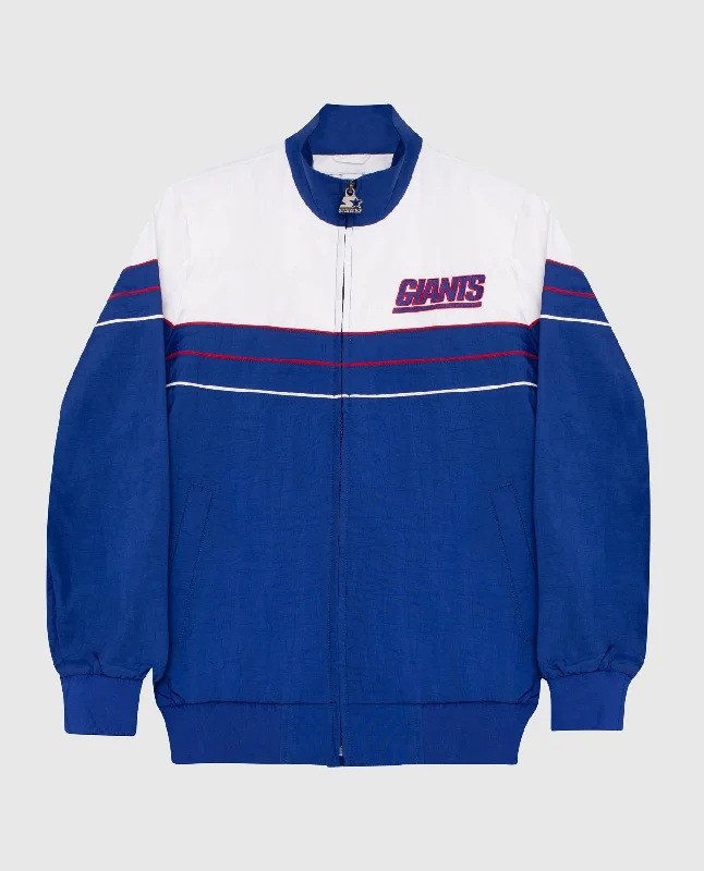 Racing Jacket-New York Giants Nylon Full-Zip Jacket