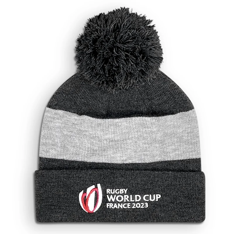 Gothic Hat-Rugby World Cup 23 Recycled Pom Pom Beanie by Macron